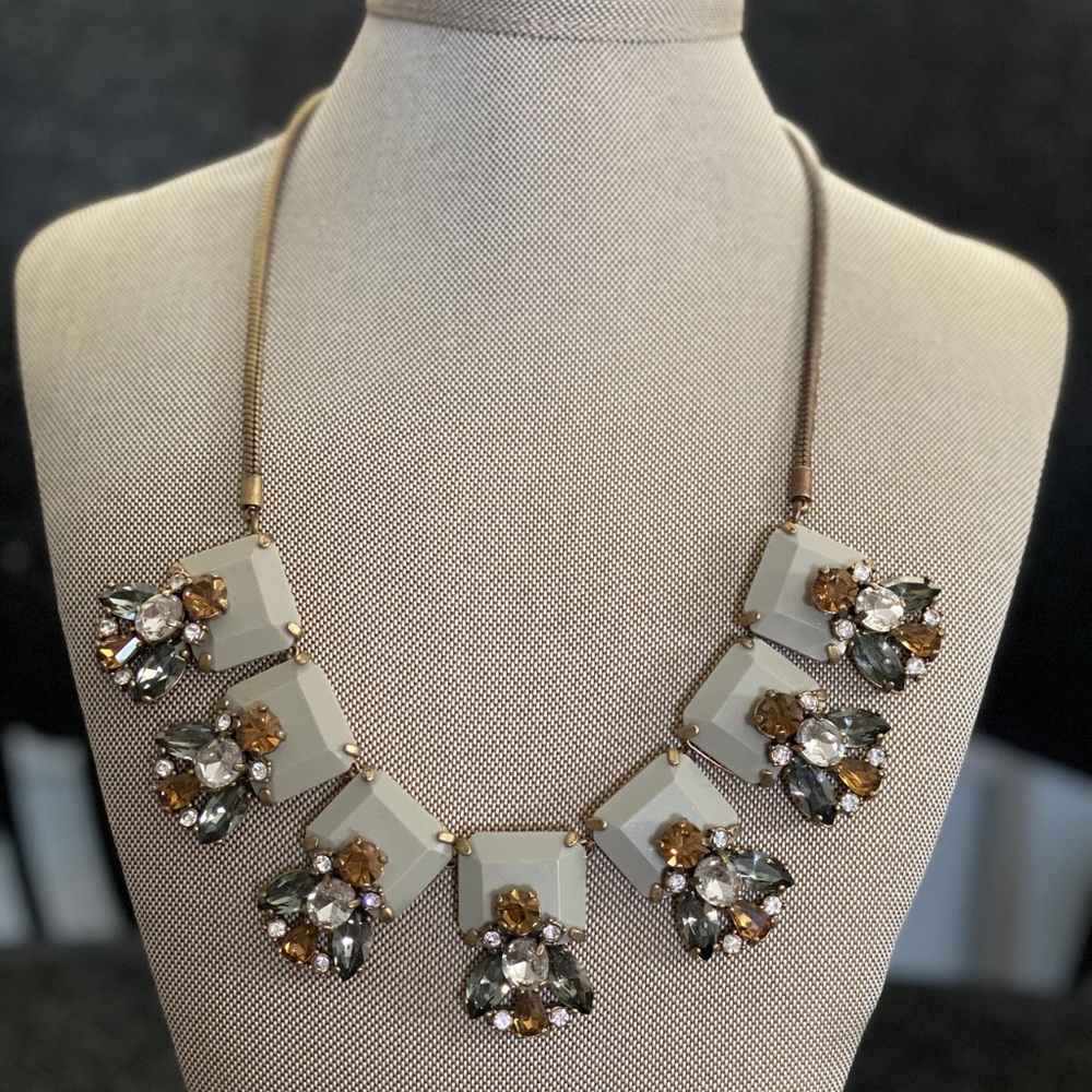 J. Crew Neutral Statement Necklace